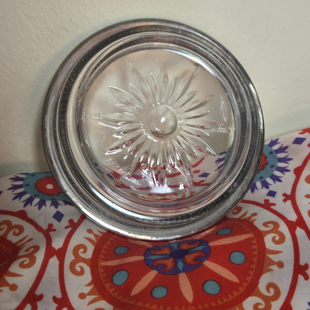 Silver Rimmed Glass Dish - Picture 3 of 4